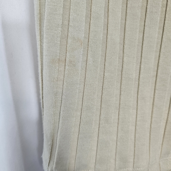 TOPSHOP size XS back cutout tank in beige NWOT - Picture 2 of 5